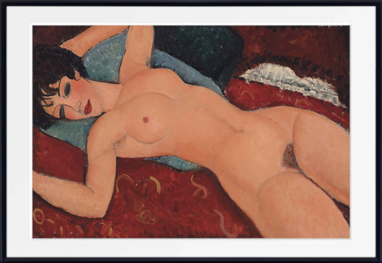 Amedeo Modigliani Fine Art Print :  Reclining Nude