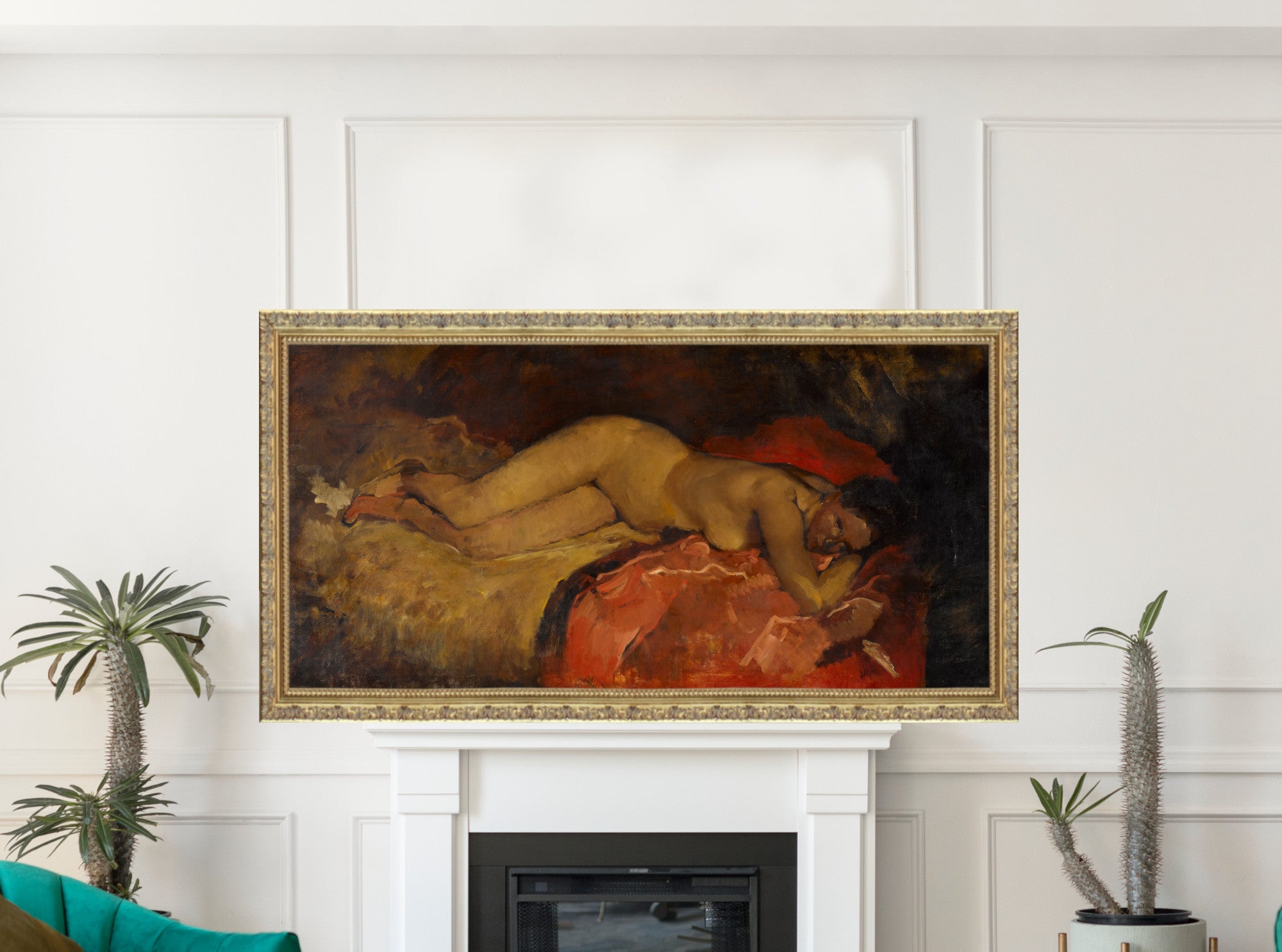Reclining Nude,  George Hendrik Breitner
