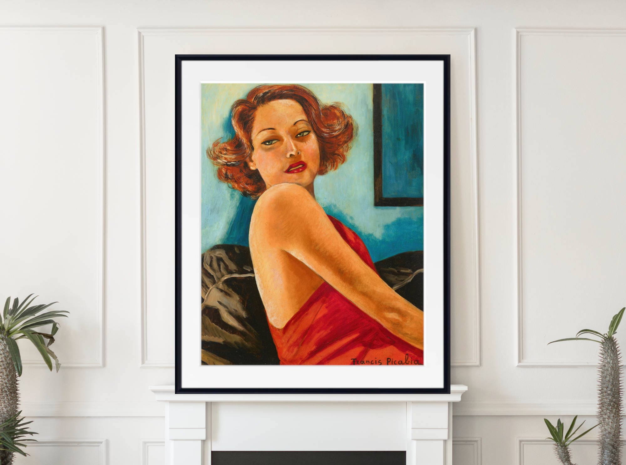 Red Dress (1940), Francis Picabia Print