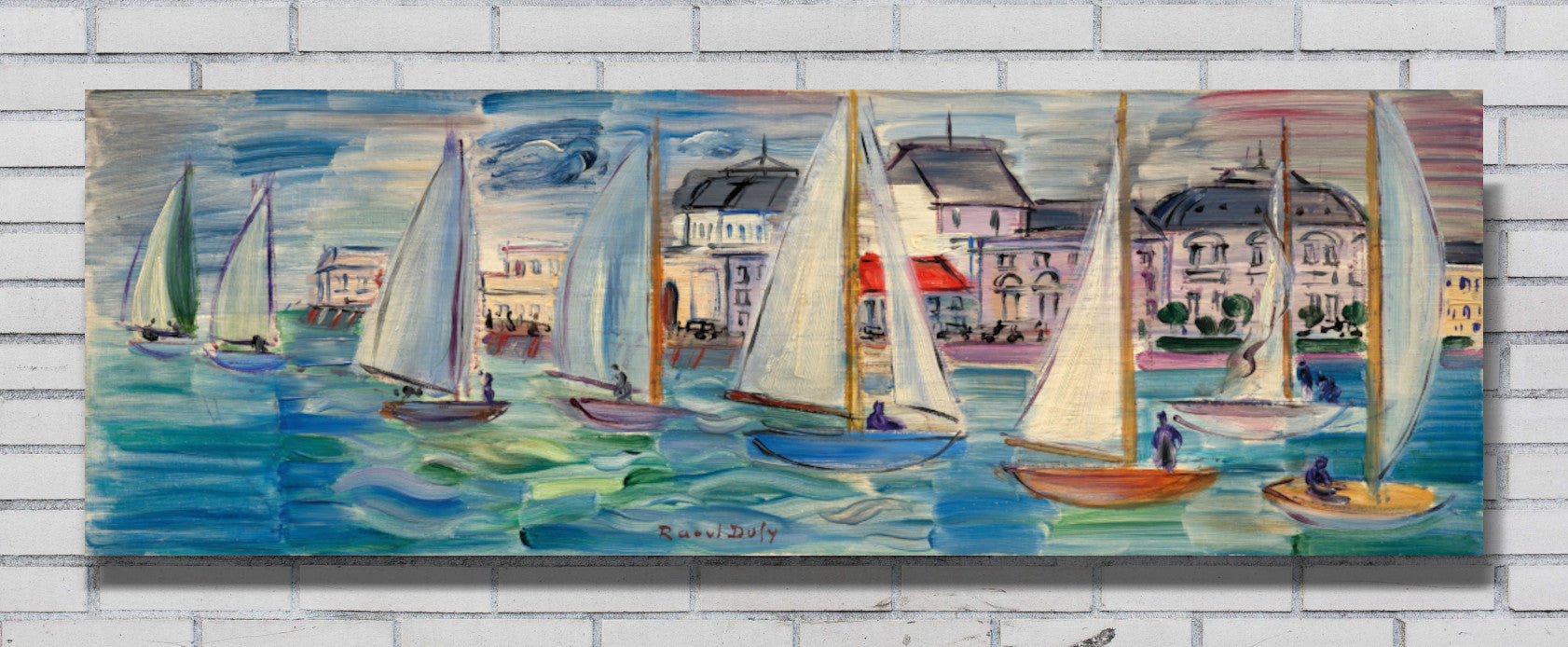 Regattas in Deauville (1934) by Raoul Dufy