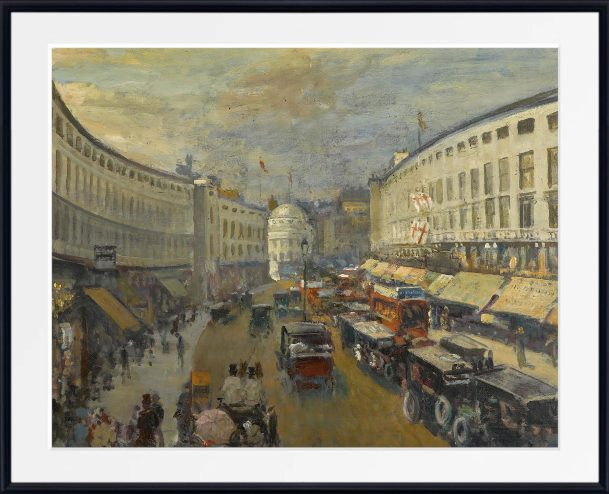 Regent Street, London, Jacques-Émile Blanche Fine Art Print Framed print