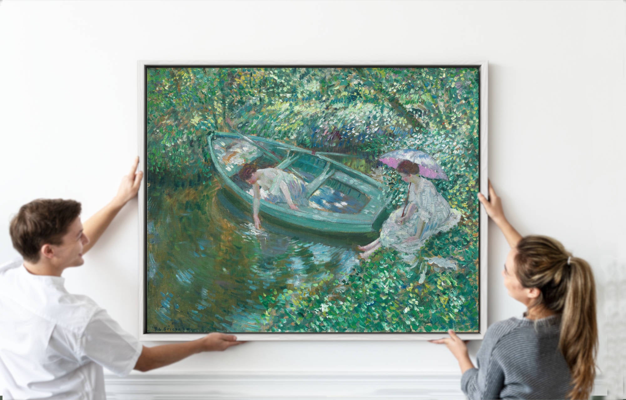 Frederick Carl Frieseke Prints, Repose at Noonday (circa 1911) from Gallery Thane