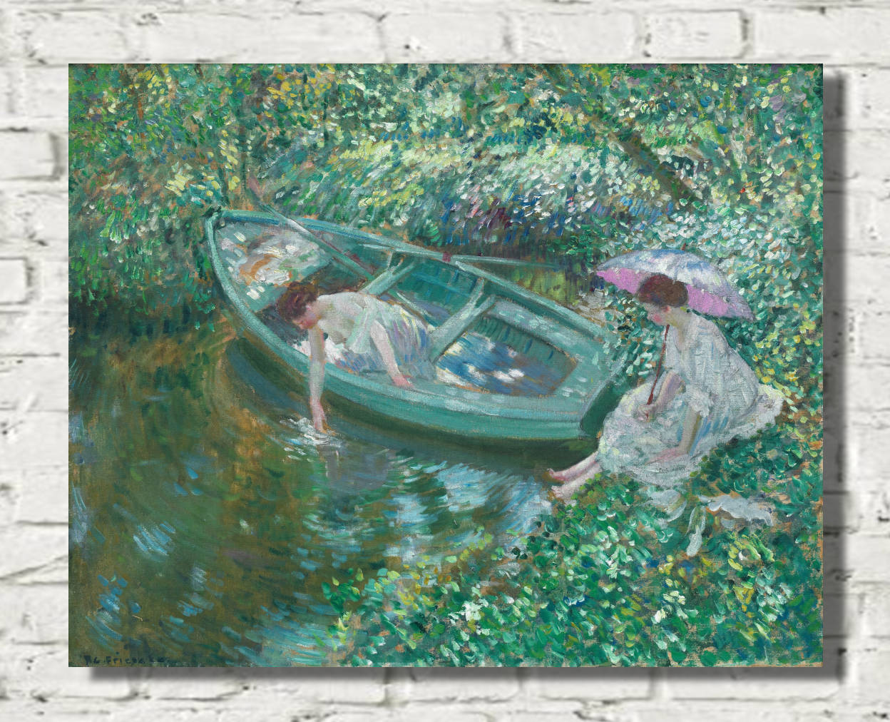 Frederick Carl Frieseke Prints, Repose at Noonday (circa 1911) from Gallery Thane