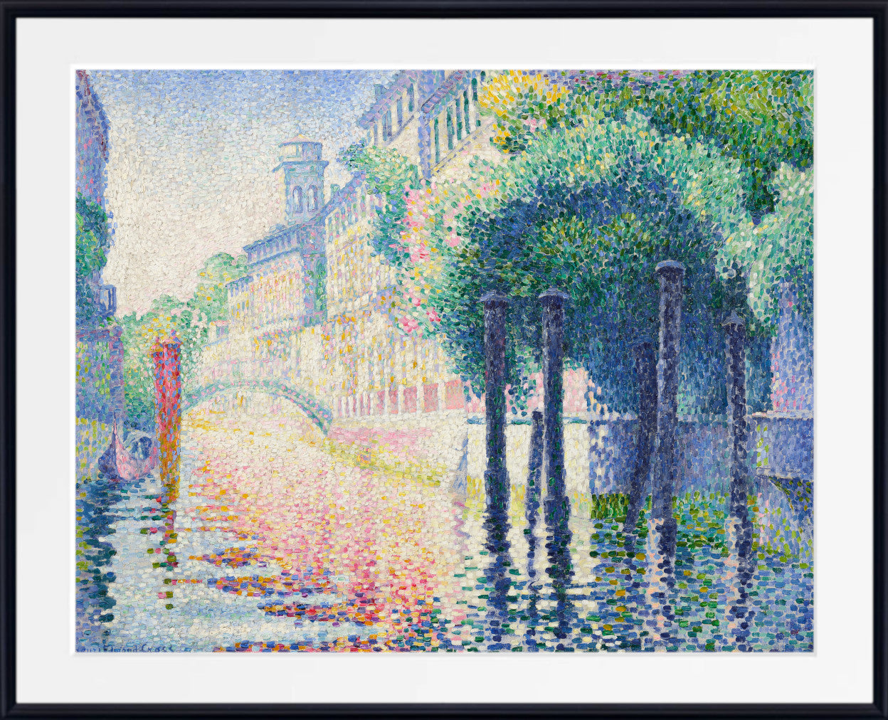 Rio San Trovaso, Venice by Henri-Edmond Cross