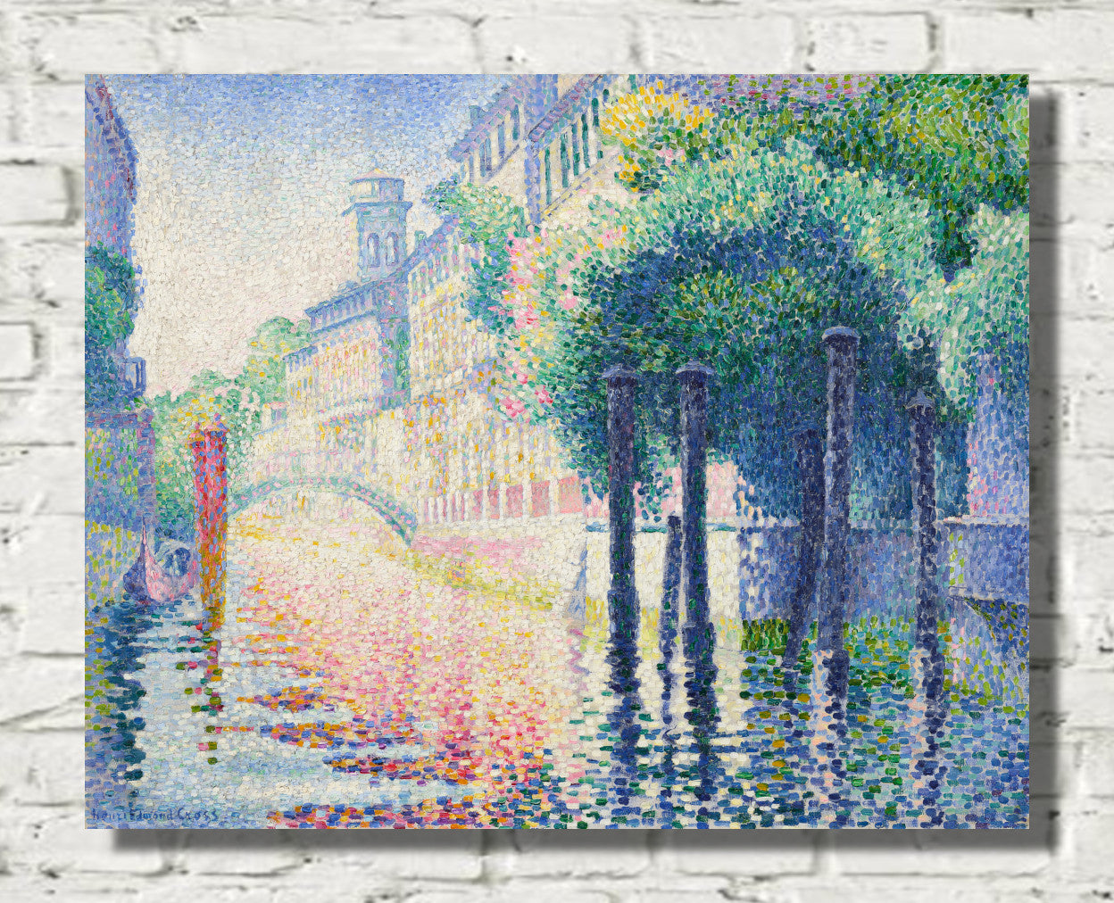 Rio San Trovaso, Venice by Henri-Edmond Cross