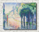 Rio San Trovaso, Venice by Henri-Edmond Cross