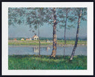 Gustave Caillebotte Fine Art Print : Bank of the Seine at Petit-Gennevilliers