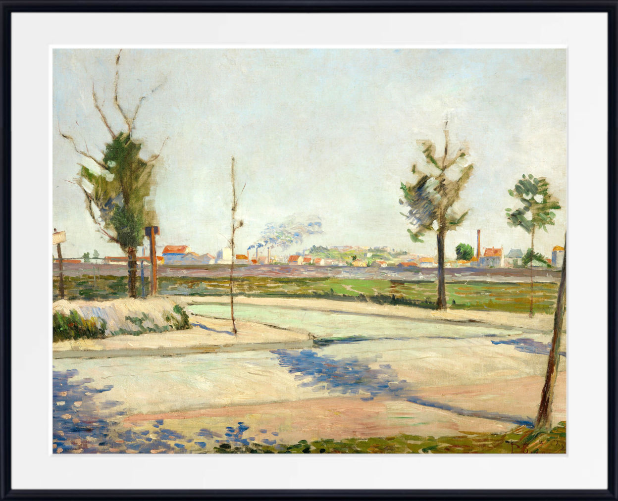 Paul Signac Fine Art Print, Road to Gennevilliers