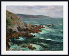 Gustave Loiseau Print, Rocks overlooking the sea in Brittany (1906)