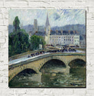 Gustave Loiseau Print, Rouen le pont Corneille (circa 1927)