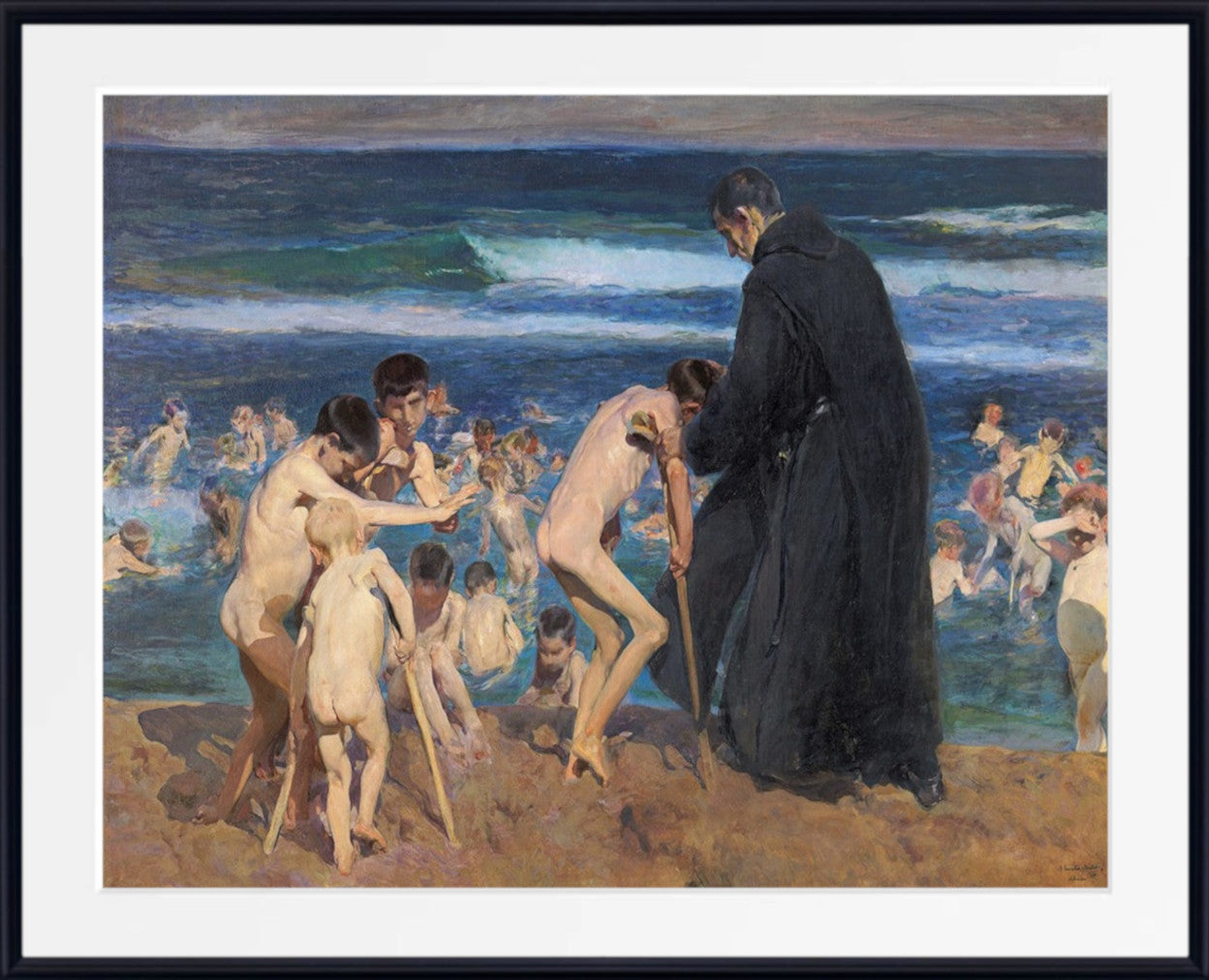 Sad Inheritance, Joaquín Sorolla Fine Art Print