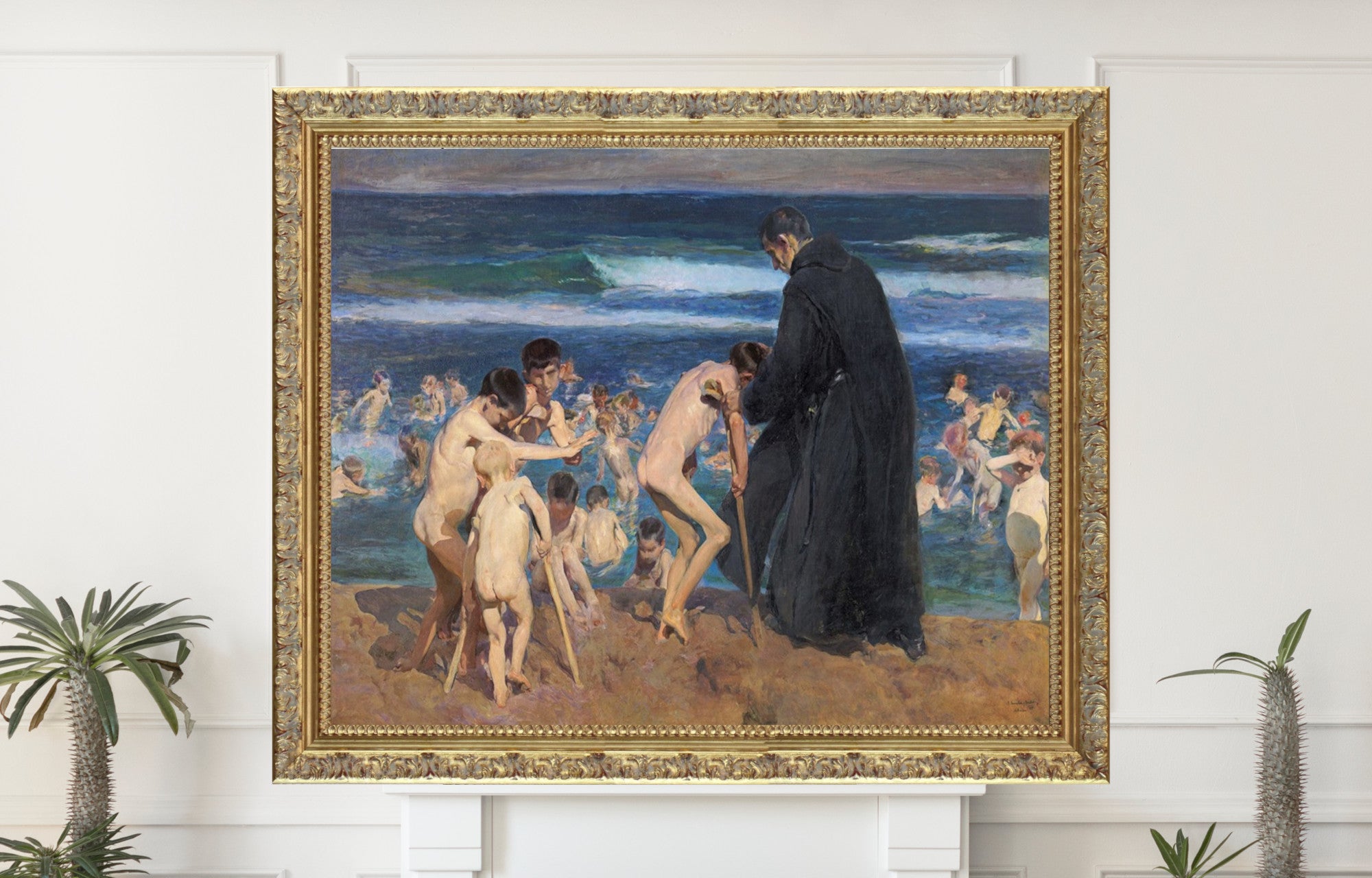 Sad Inheritance, Joaquín Sorolla Fine Art Print