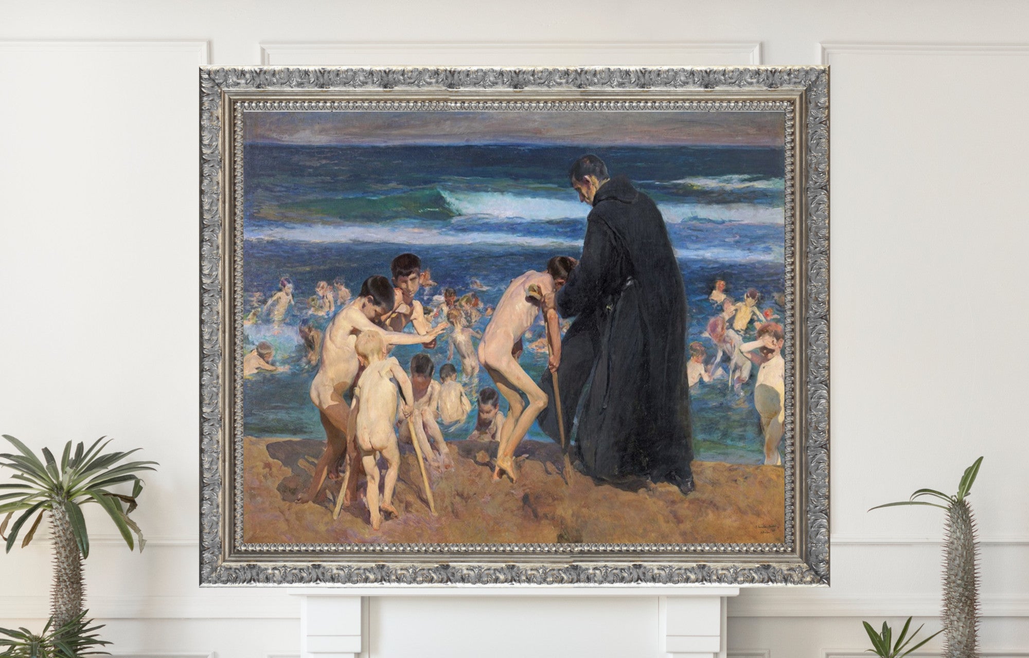 Sad Inheritance, Joaquín Sorolla Fine Art Print