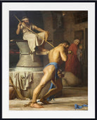 Carl Bloch Fine Art Print, Samson and the Philistines
