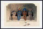 Sanctuary of the Temple of Abu Simbel Nubia, David Roberts Fine Art Print