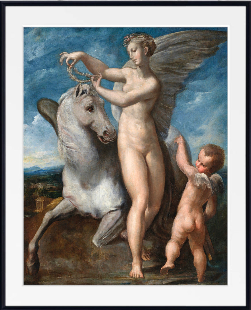 Saturn and Philyra by Parmigianino