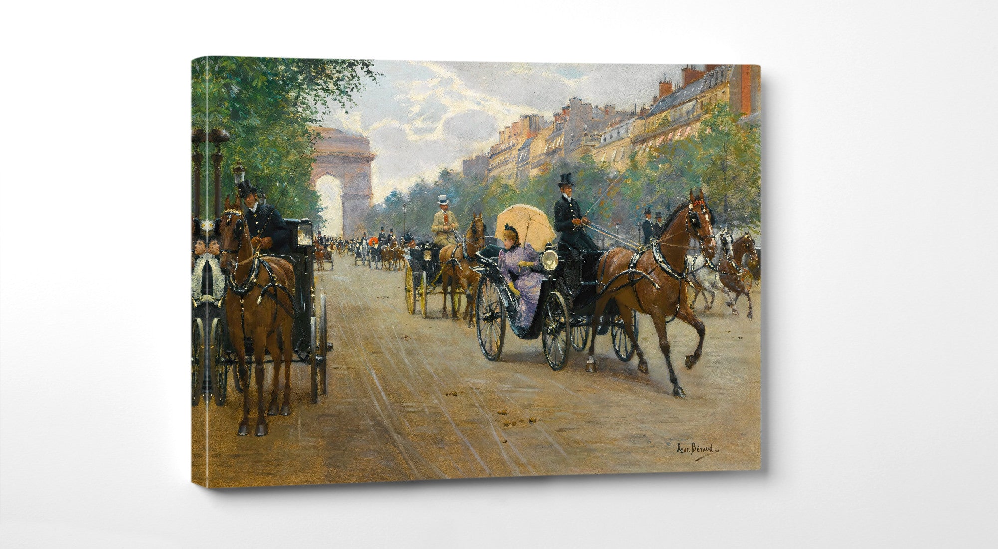 Jean Béraud, Scène Sur Les Champs-Élysées