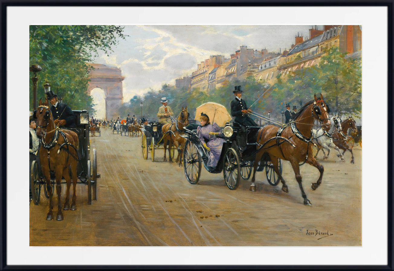 Jean Béraud, Scène Sur Les Champs-Élysées