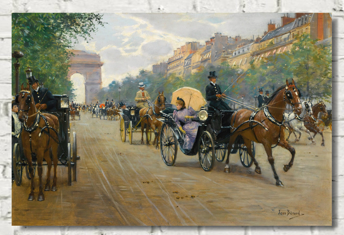 Jean Béraud, Scène Sur Les Champs-Élysées