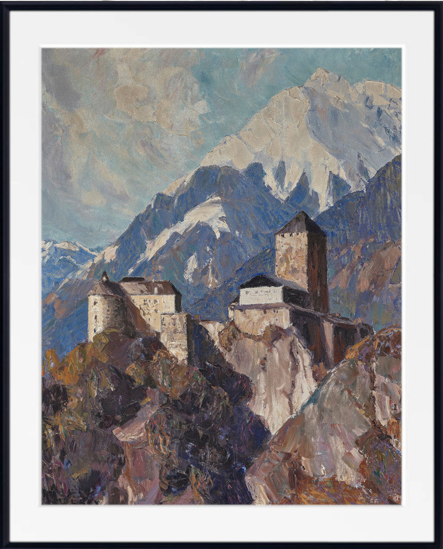 Alpine Landscapes, Set of 3 Oskar Mulley Tyrolean Scenes