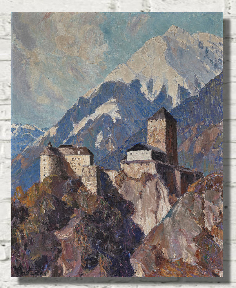 Tyrol Castle, Oskar Mulley Fine Art Print