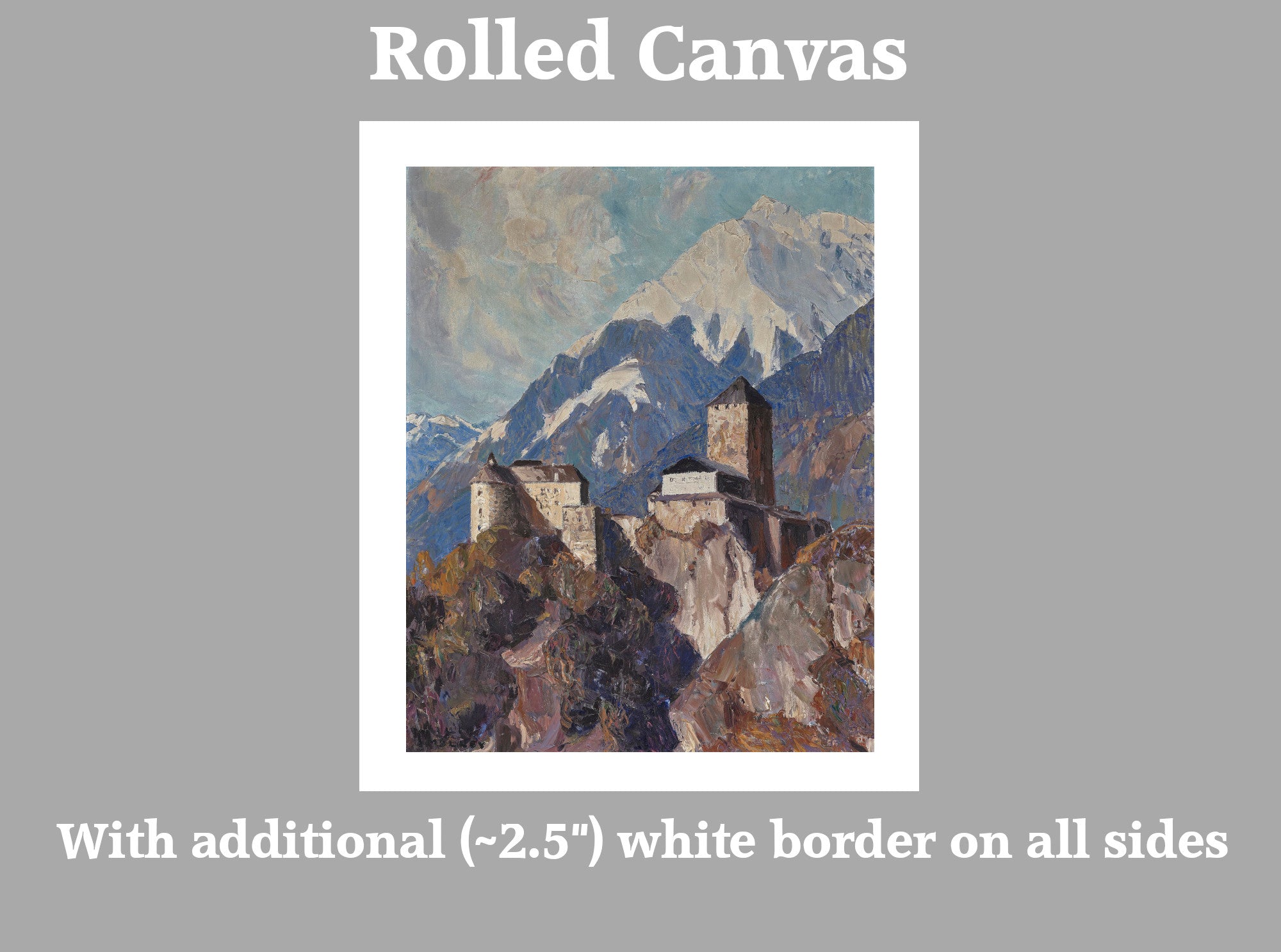 Tyrol Castle, Oskar Mulley Fine Art Print