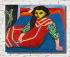 Seated Girl (Fränzi Fehrmann) by Ernst Ludwig Kirchner