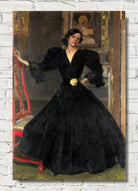 Joaquín Sorolla Print, Clotilde García del Castillo, in Black
