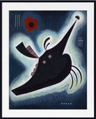 Sharp Black (Spitzes Schwarz), Wassily Kandinsky Abstract Fine Art Print