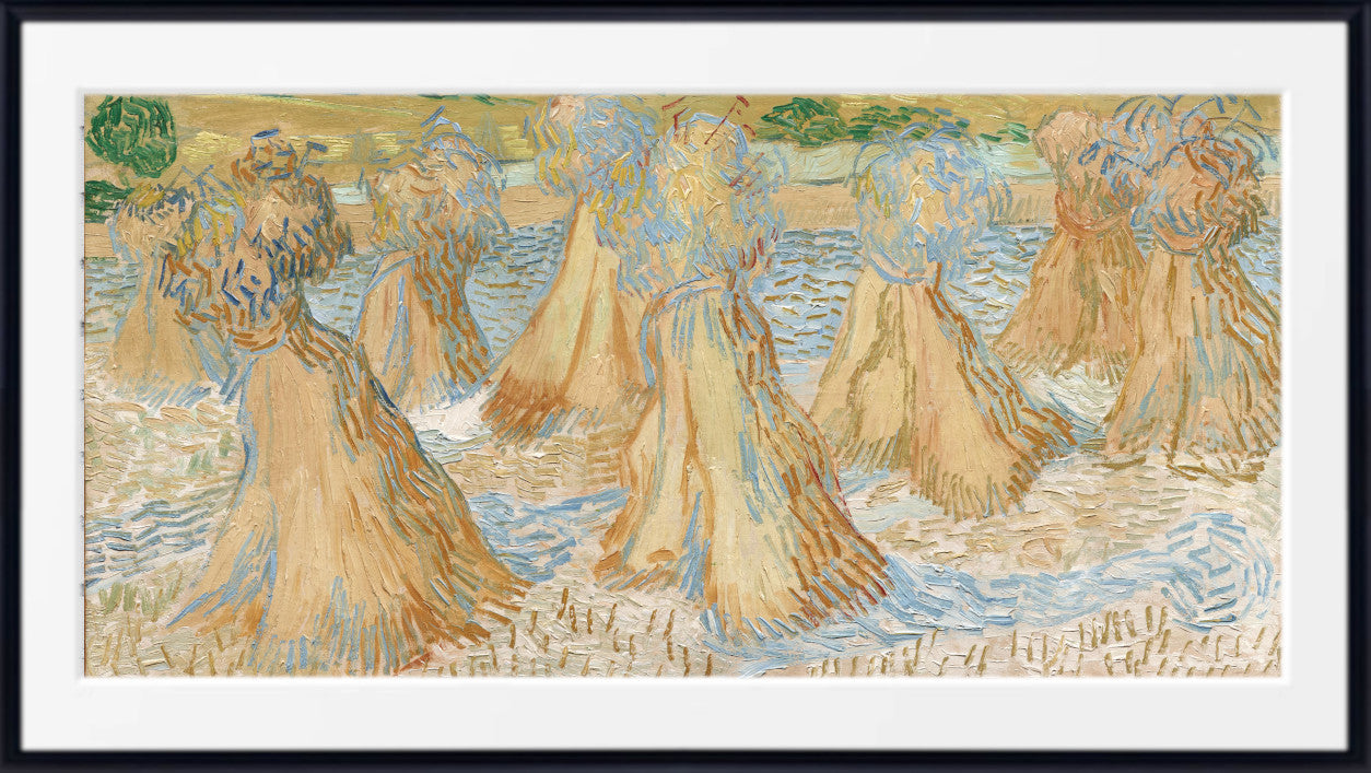Sheaves of Wheat (1890) by Vincent van Gogh