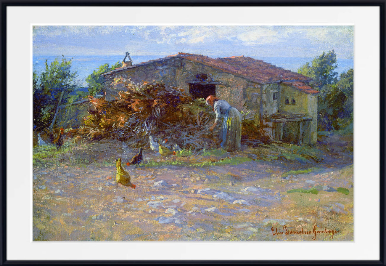 Elin Danielson-Gambogi Fine Art Print: Shed in Antignano