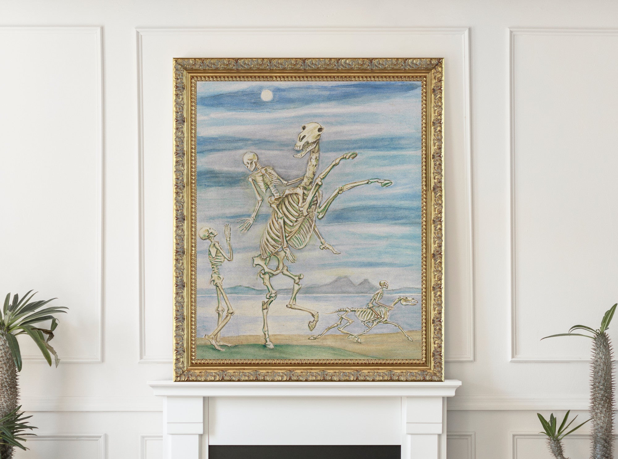 Skeleton on Horseback, Nils Dardel