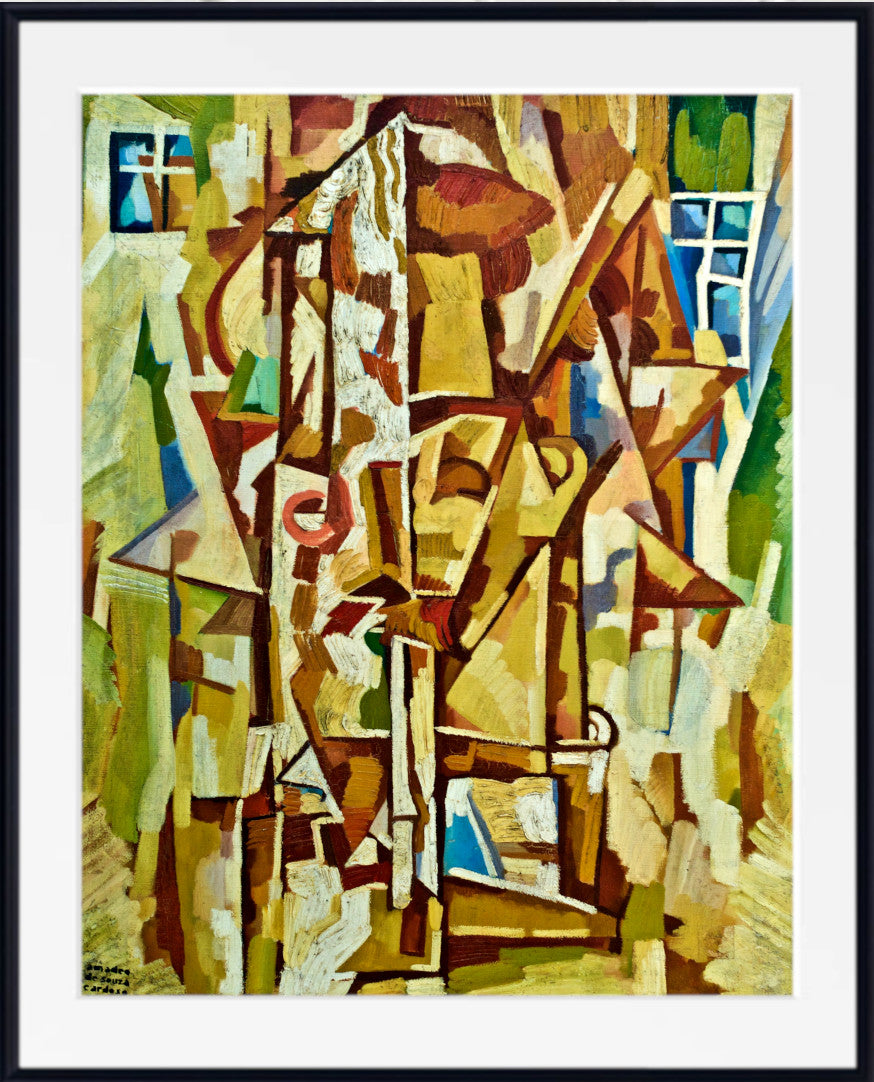 Smoker with a cigarette-holder (1915) by Amadeo de Souza Cardoso