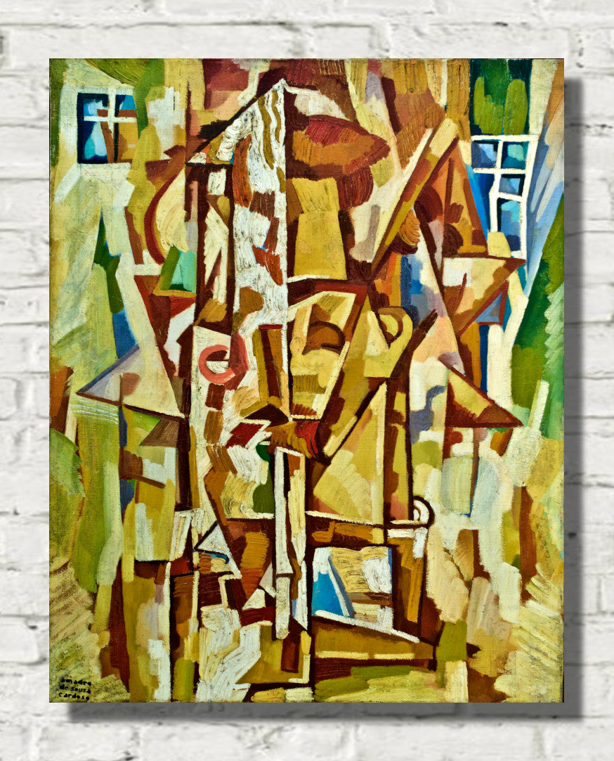 Smoker with a cigarette-holder (1915) by Amadeo de Souza Cardoso