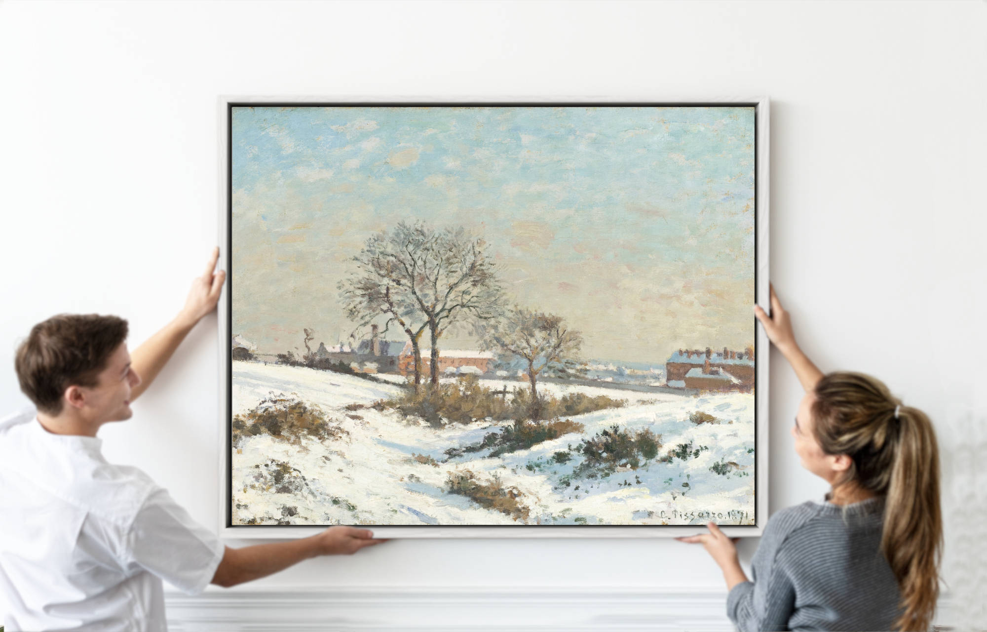 Camille Pissarro – Snowy Landscape at South Norwood (1871) | Fine Art Print