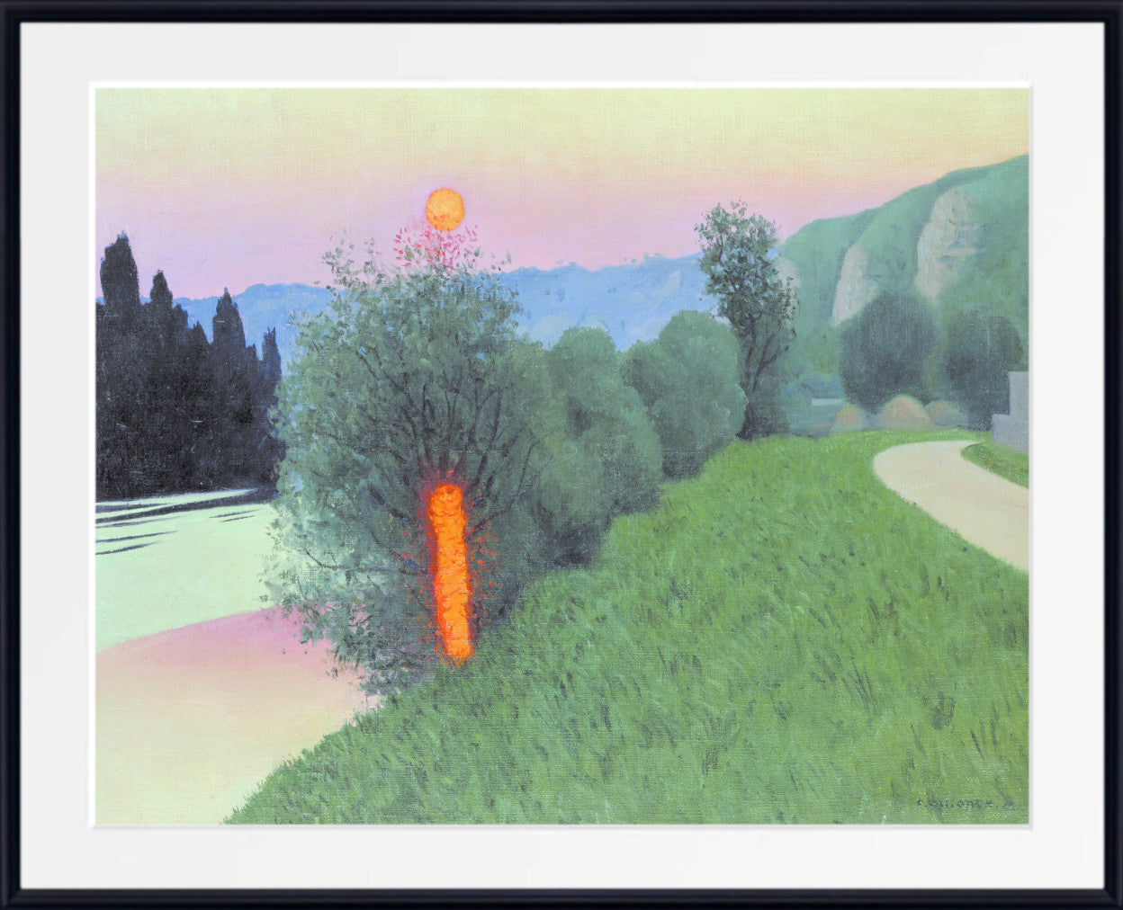 Evening at Les Andelys, Félix Vallotton