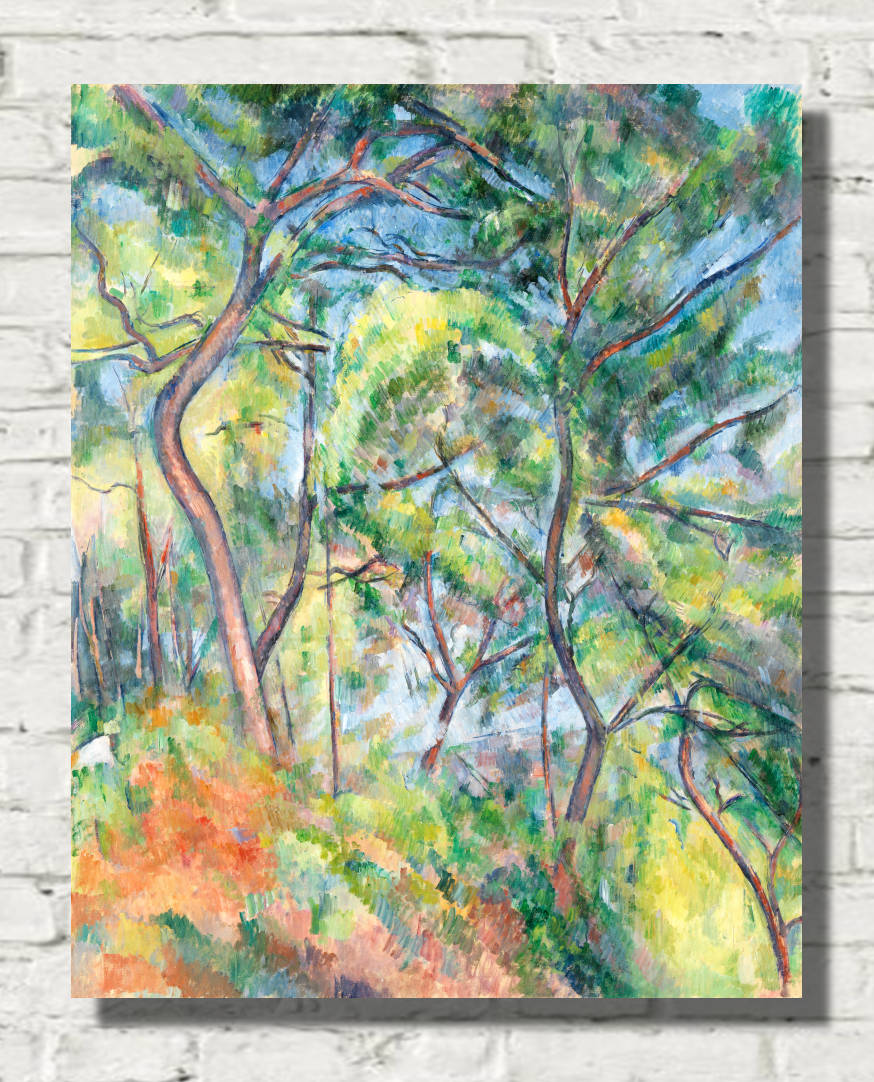 Paul Cézanne Print, Undergrowth (1894)