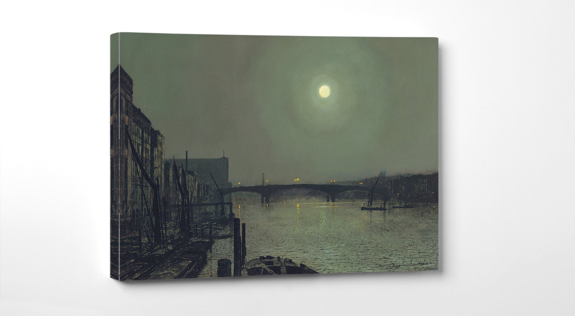 Southwark Bridge from Blackfriars (1882), John Atkinson Grimshaw