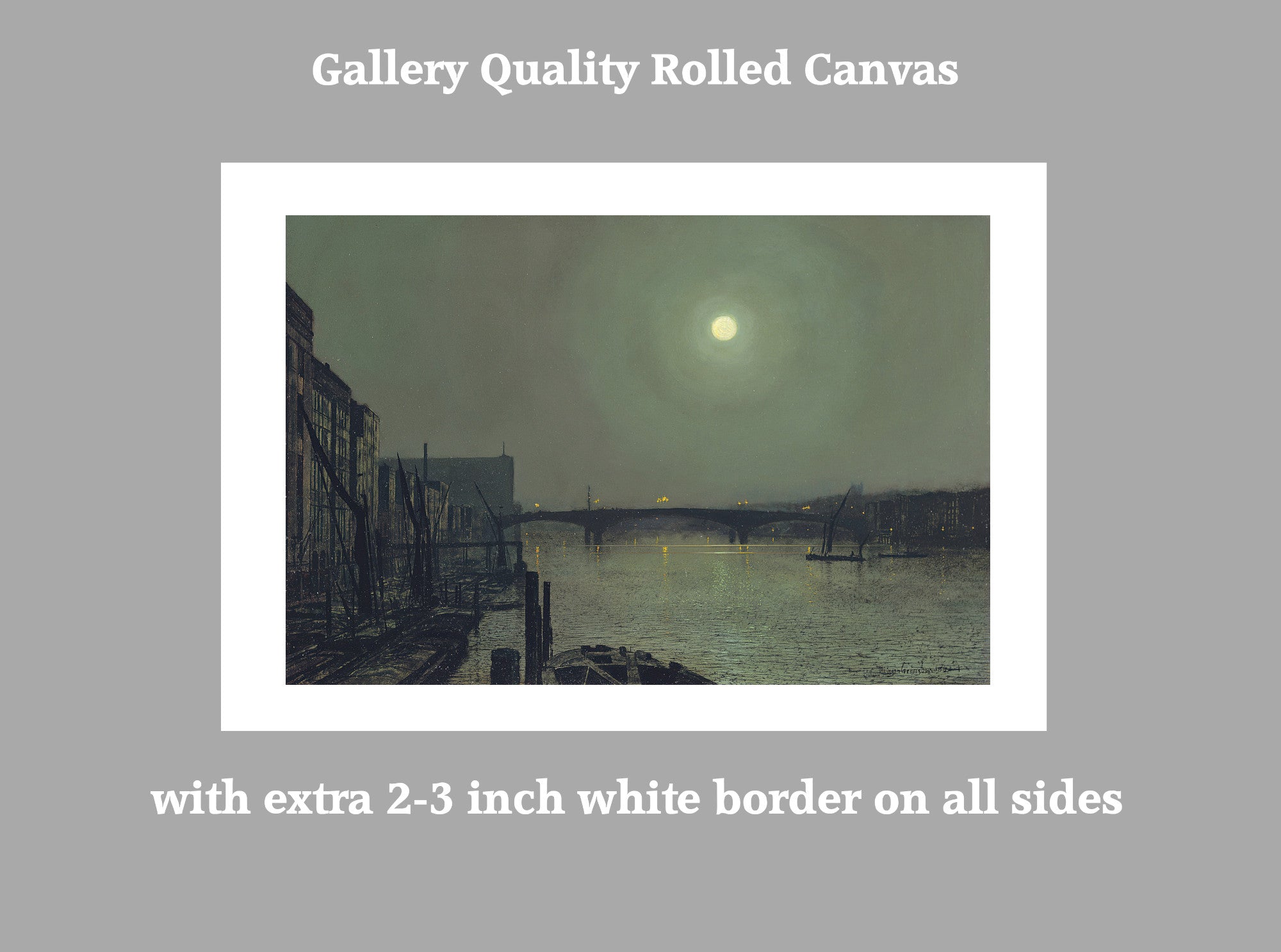 Southwark Bridge from Blackfriars (1882), John Atkinson Grimshaw