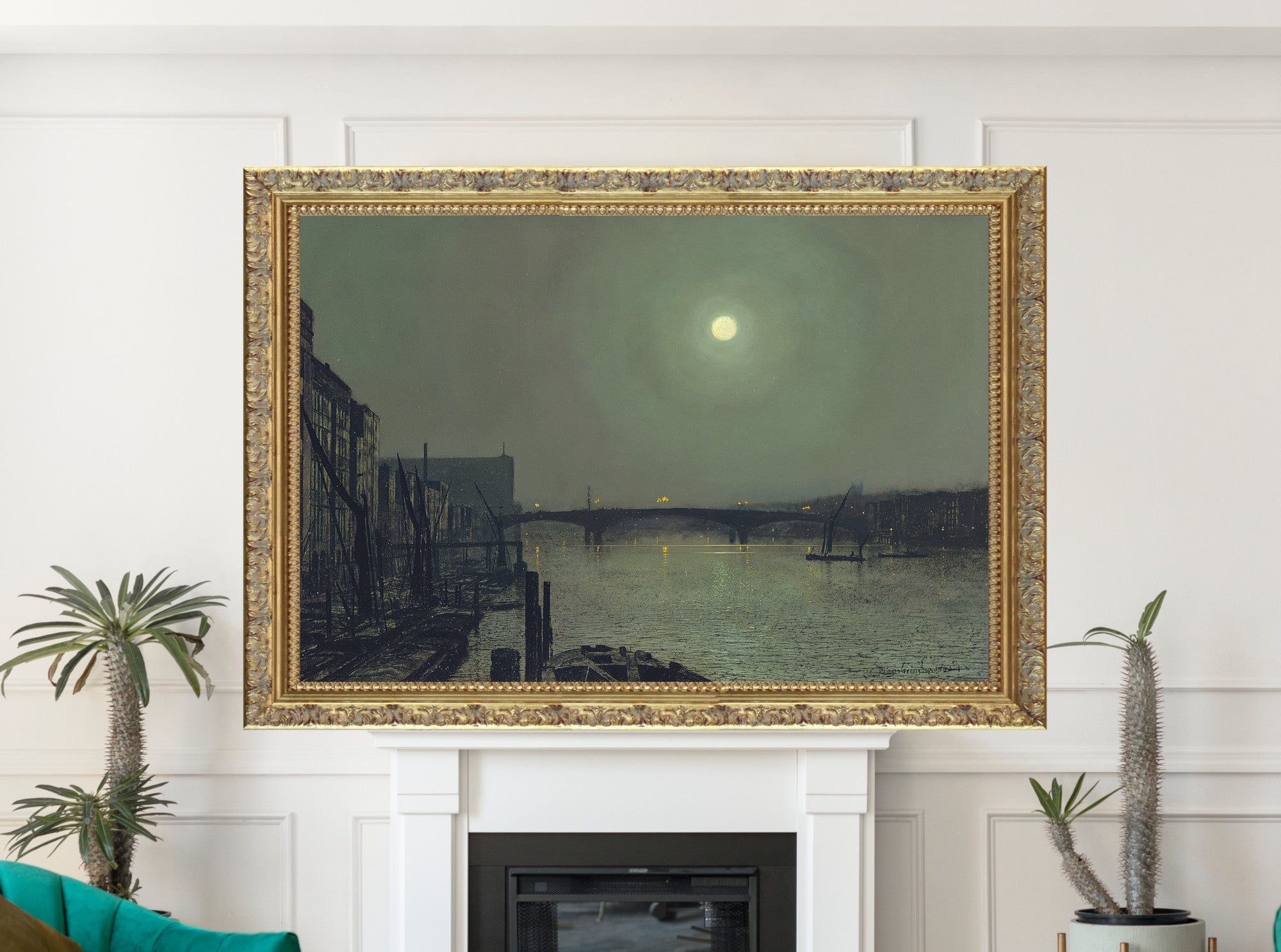 Southwark Bridge from Blackfriars (1882), John Atkinson Grimshaw