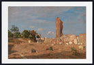 Tina Blau Print, Late Afternoon on the Palatine (1886)
