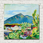 August Macke Print, Spring landscape in Tegernsee (1910)