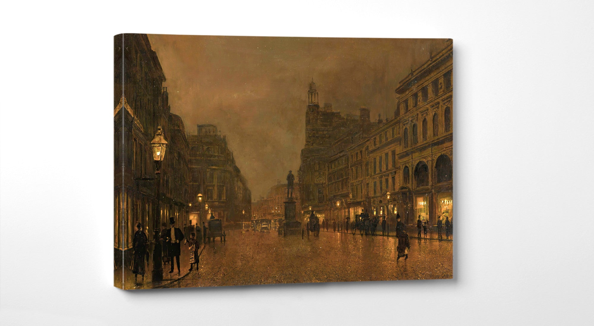St Anne’s Square And Exchange, Manchester, John Atkinson Grimshaw
