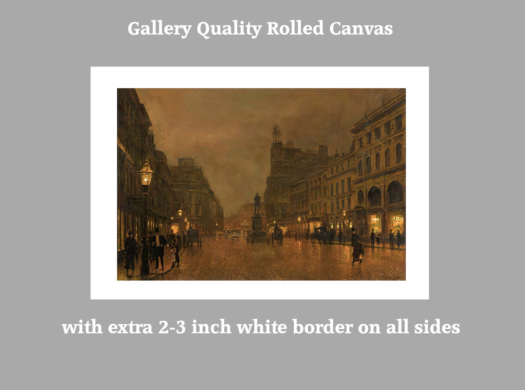 St Anne’s Square And Exchange, Manchester, John Atkinson Grimshaw