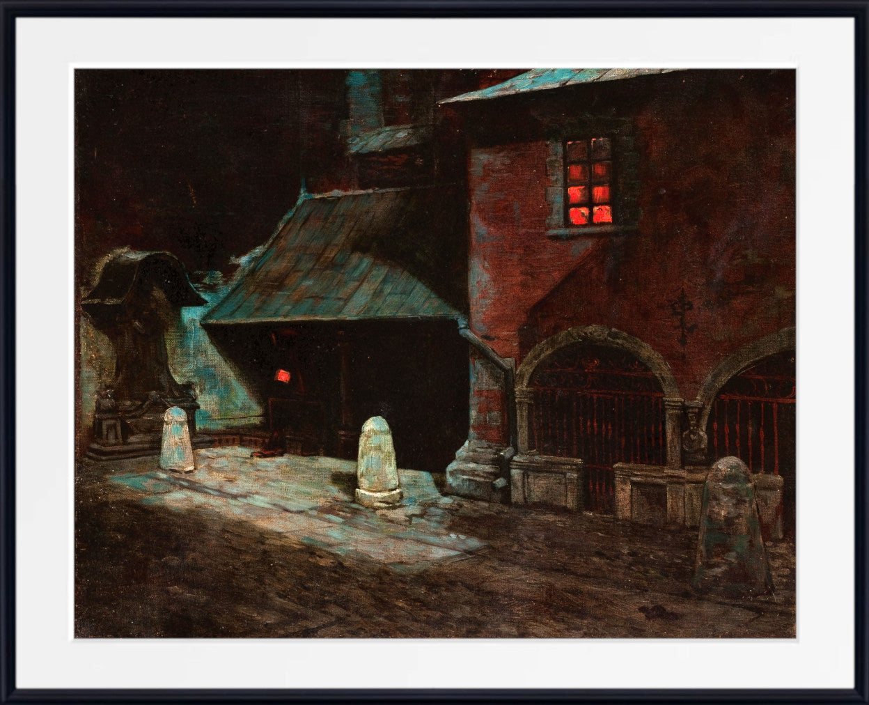 Marian Wawrzeniecki Print, St Mary’s Church in Krakow (1900)