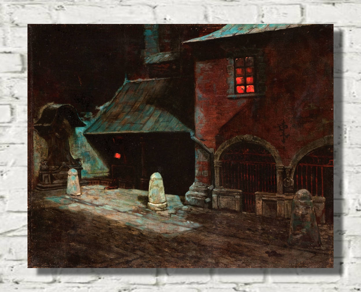 Marian Wawrzeniecki Print, St Mary’s Church in Krakow (1900)