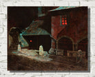 Marian Wawrzeniecki Print, St Mary’s Church in Krakow (1900)