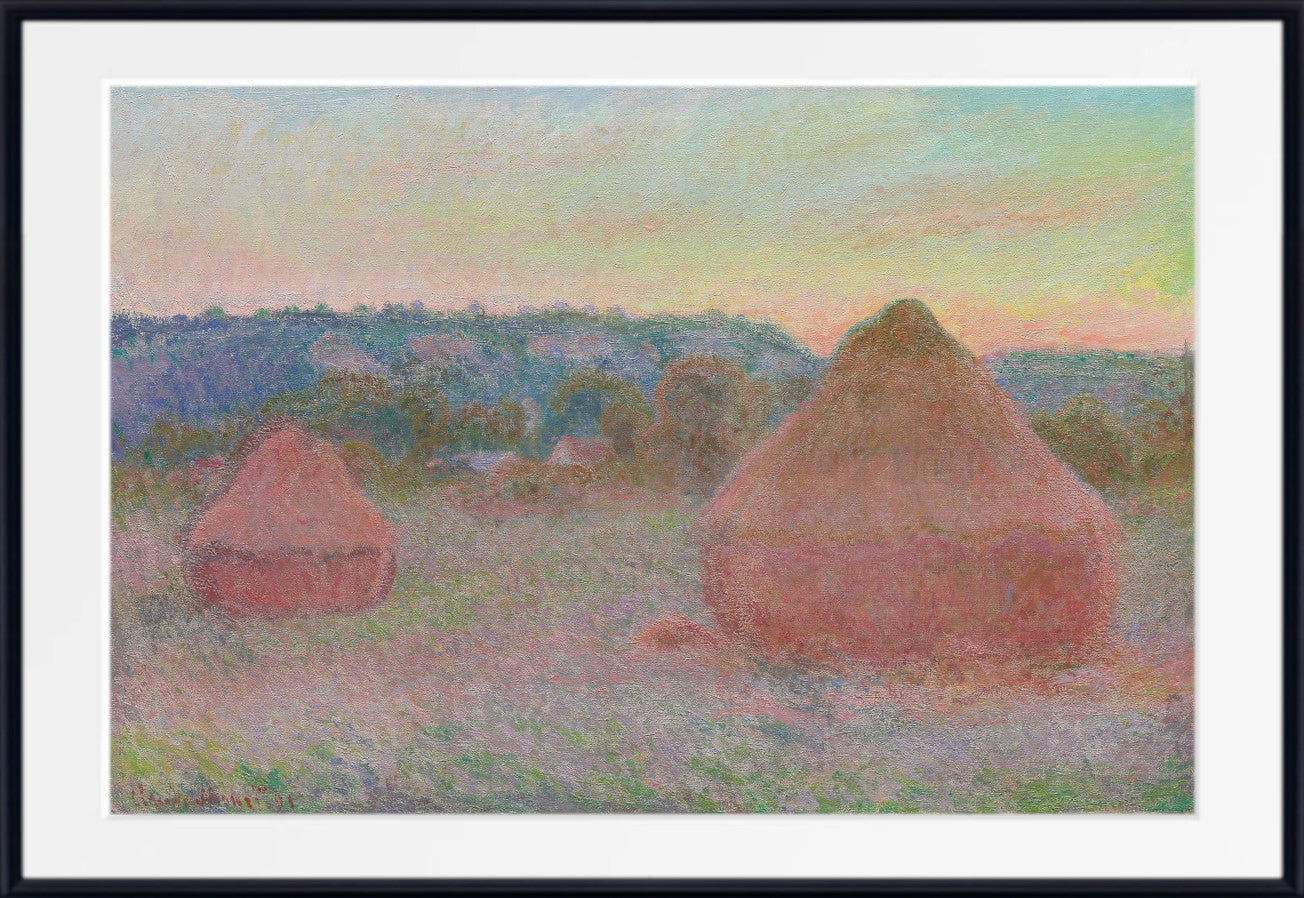 Stacks of Wheat (End of Day, Autumn) by Claude Monet