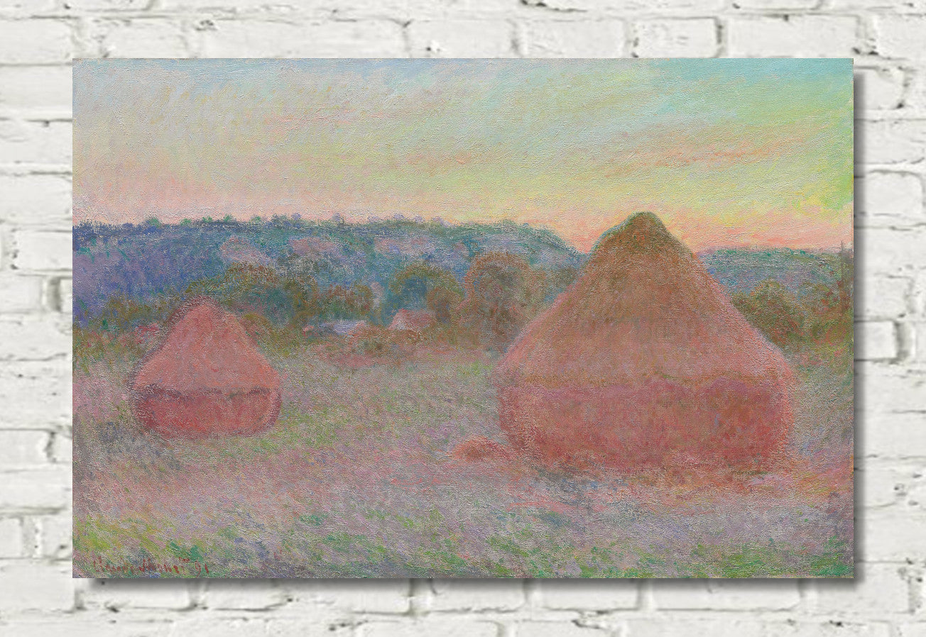 Stacks of Wheat (End of Day, Autumn) by Claude Monet