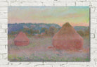 Stacks of Wheat (End of Day, Autumn) by Claude Monet